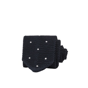REISS Punto Spot Silk Knitted Pin-Dot Tie